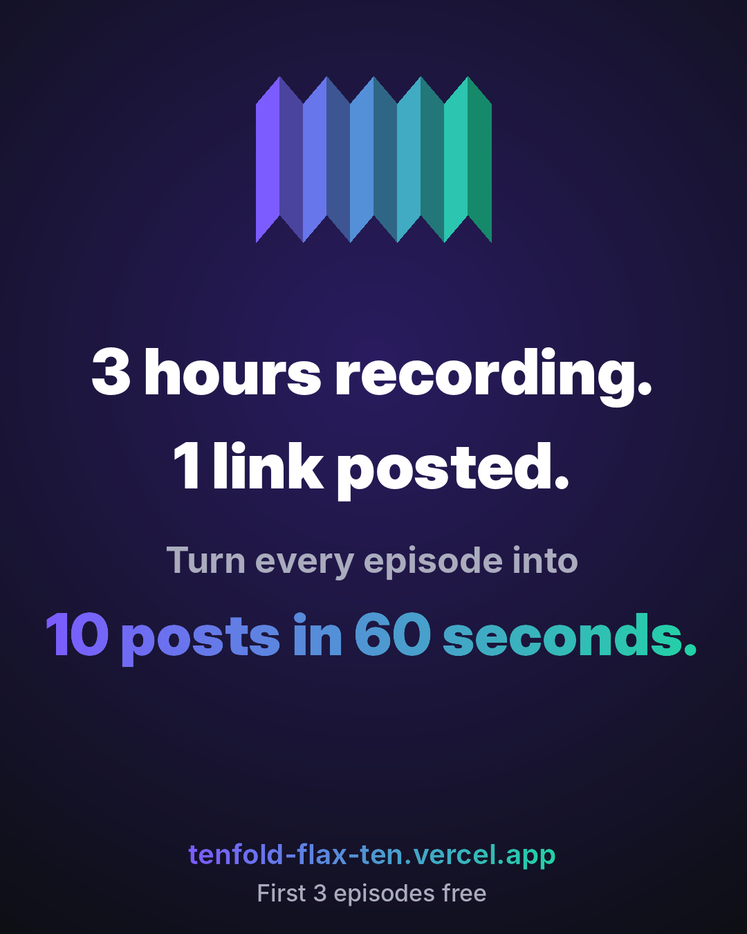 3 hours recording. 1 link posted.